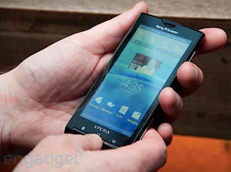 Sony Ericsson Xperia X10 hands-on UX